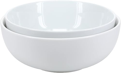 Miniatura 2 de BIA Cordon Bleu Everyday - Juego de 2 cuencos redondos surtidos de porcelana, pequeños (1.5 cuartos de galón), grandes (2.5 cuartos de galón),