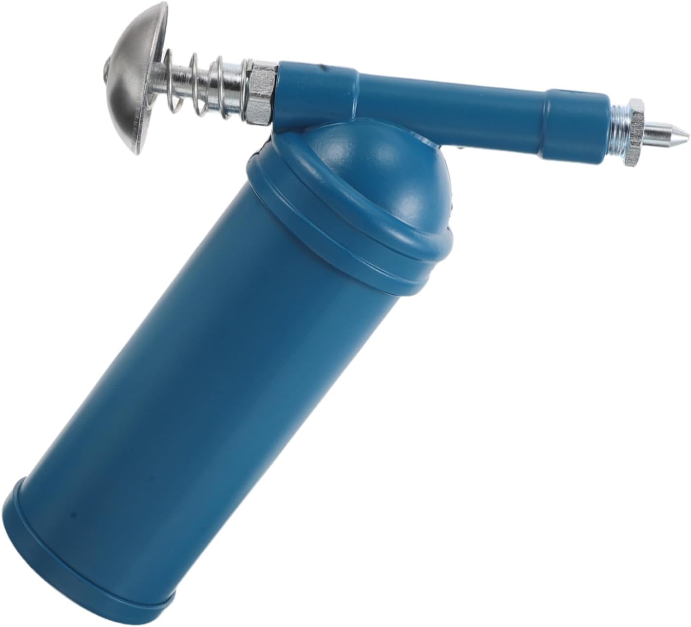 INOOMP 80cc Mini Manual Grease Gun Alloy Blue for Cars Excavators