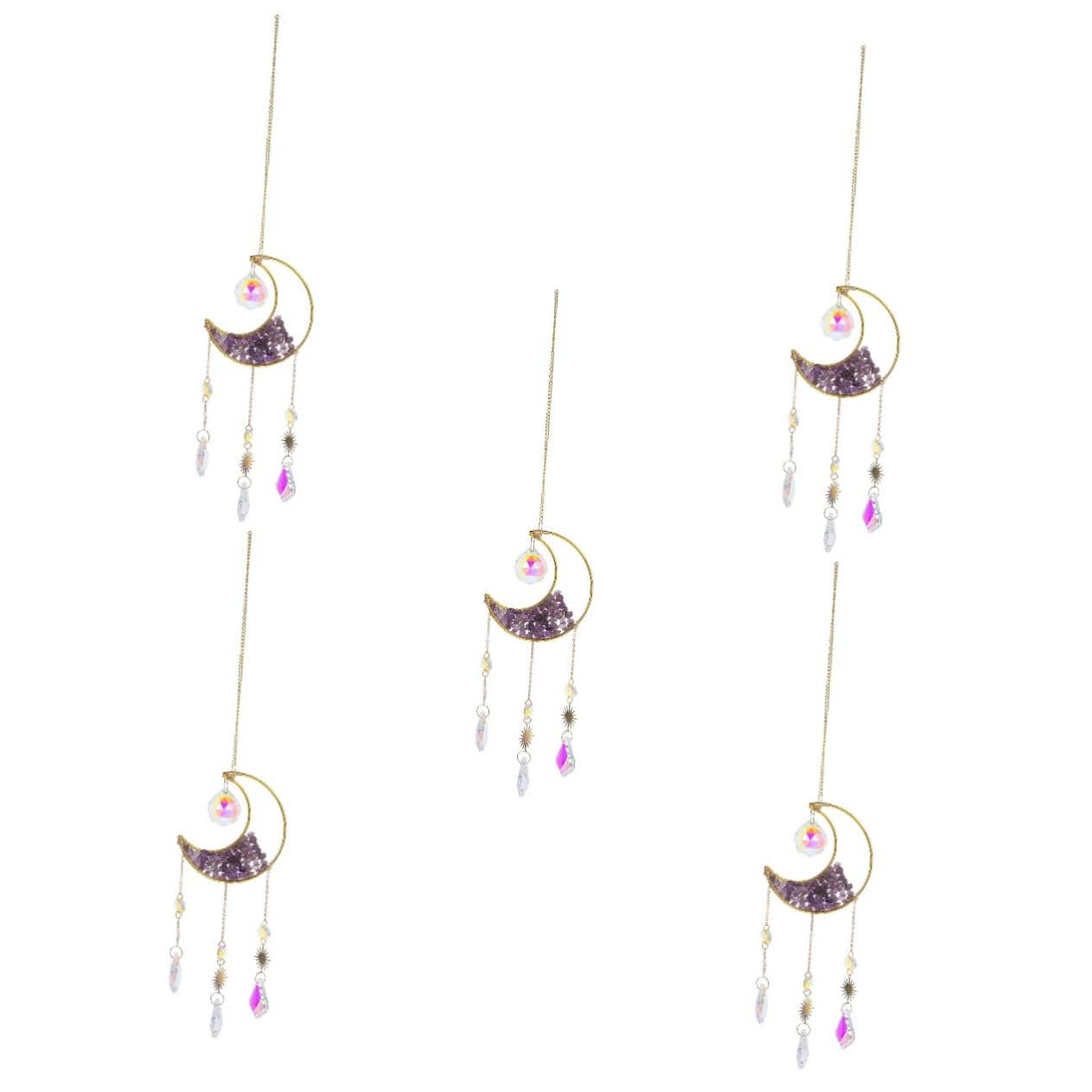 Mikikit 5 Pezzi Ciondolo Decorativo Appeso Acchiappasole per Decorazione Ed Esterni per Matrimoni e Speciali
