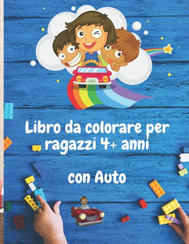 Libro da Colorare per Ragazzi con Cars 4 anni e più: Libro da colorare per ragazzi 4-8 anni | Serie di auto stupefacenti per ragazzi| 50 immagini da colorare con le auto