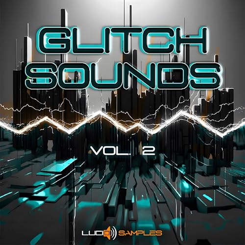 Lucidsamples Techno Drum Sample Pack- Glitch Sounds Vol. 2, 232 WAV Samples for Music Production