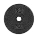 CAP Barbell Standard Free Weight Plate, 1-Inch, 7.5-Pound, Black