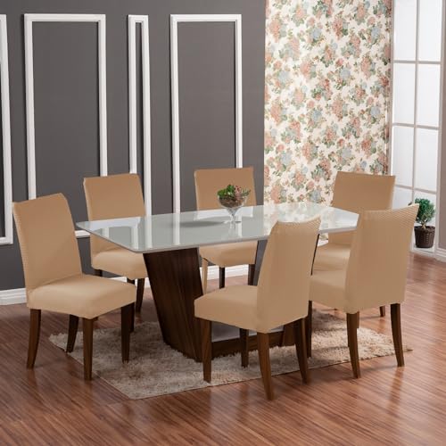 Capa Para Cadeira De Jantar Anti Unha Gato 6 Lugares Protex Top