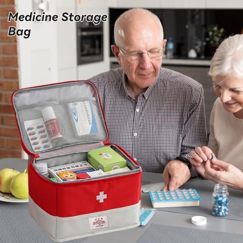 XPAPOV Large Travel Medical Organizer Bag