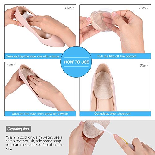 Heel Pad,2 Pairs Gel Heel Lifting Insoles Cushion Foot Protector Shoe Pad Foot Care Tool Prevent Heel Slipping Rubbing Blisters