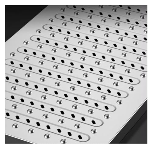 Grille de drainage extérieure en acier inoxydable 58x40cm avec plaque antidérapante - 2