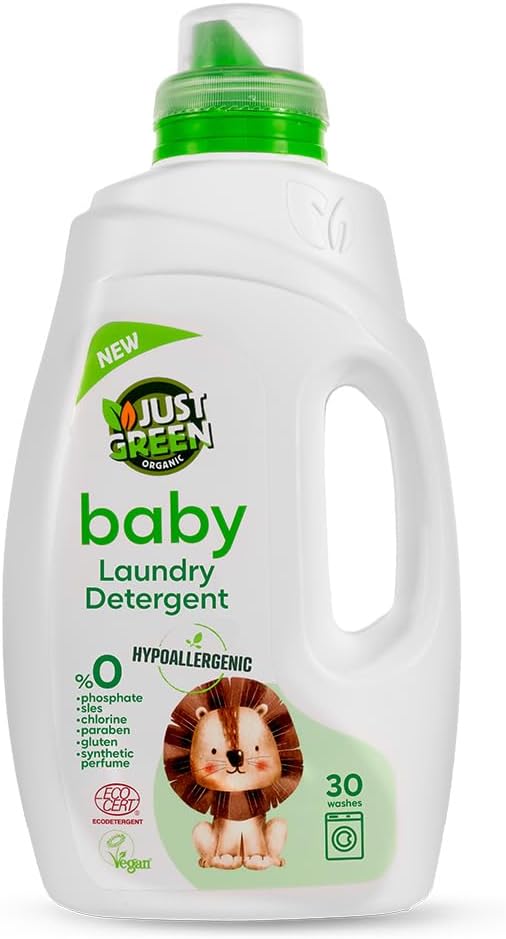 Just Green Organic Baby Laundry Cleaner 1500ml | Best For Babies