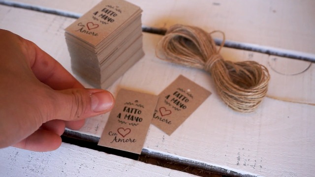 150 Pezzi Etichette Regalo A Forma Di Cuore, Etichette In Carta Kraft