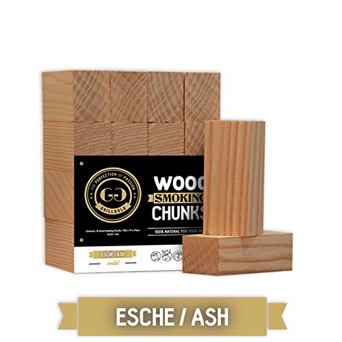 Preisvergleich Produktbild GRILLGOLD Wood Smoking Chunks Esche Räucherchips Ash