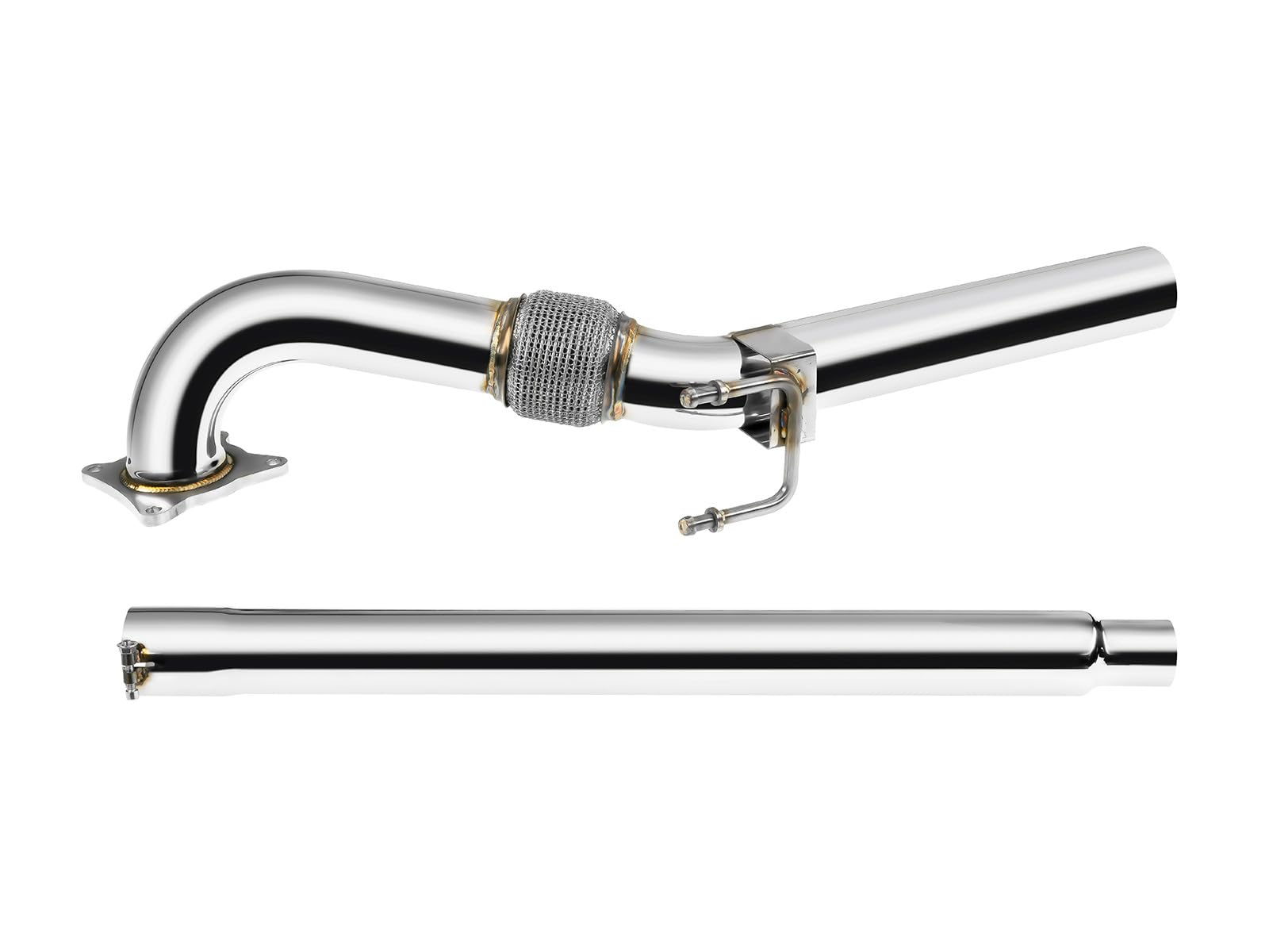 fmic.eu PERFORMANCE Downpipe do VOLKSWAGEN Scirocco R 2.0 TSI Mk3 2009-2013 sportowy układ wydechowy wydech nierdzewny