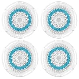 Evetree Deep Pore Face Cleansing Brush Head Replacements Compatible with Clarisonic Mia 1, Mia 2, Alpha Fit
