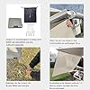 Parasole Universale Per Camper Dulepax - 2,46x3,85 M Con Kit Completo, Ombra E Privacy - Foto 7