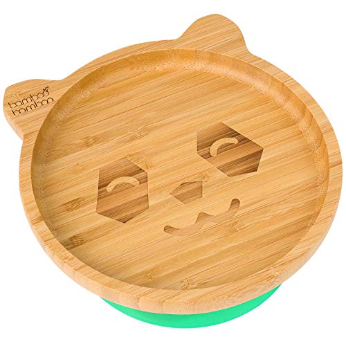 bamboo bamboo Baby Teller Kinderteller, Kindergeschirr mit Saugnapf,...