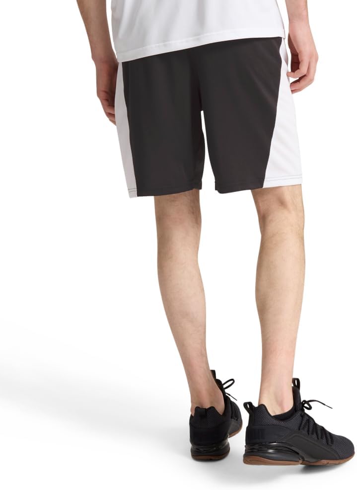PUMA Mens Train All Day Tech 8 Inch Knit Athletic Shorts Casual Bottoms Casual - Blue