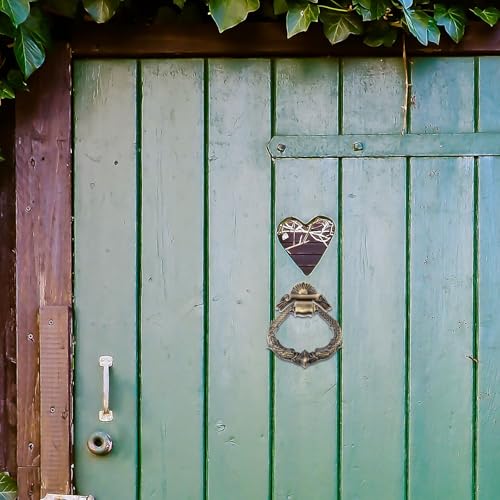 Aldaba de puerta vintage dorada de aleación de zinc para renovar la entrada de su hogar 6