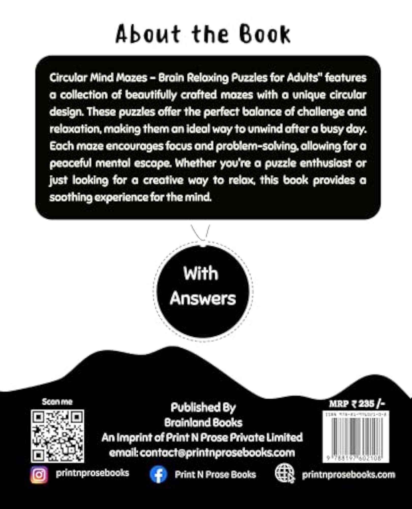 Circular Mind Mazes - Brain Relaxing Puzzles for Adults