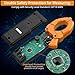 Neoteck Clamp Meter 6000 Counts Clamp Multimeter 800A AC/DC Current&Voltage Multimeter with TRMS Capacitance Continuity Resistance NCV Diode Frequency for Home Electrical,Automobile,Industrial,HVAC