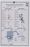 New York Yankees Game-Used Lineup Card vs. Chicago Sox on August 13, 2024 - MLB Game Used Lineup Cards