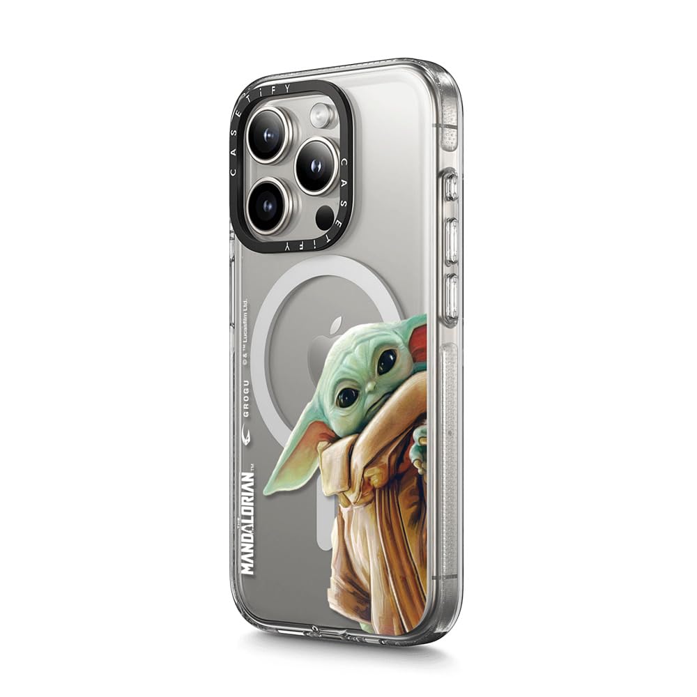 CASETiFY Clear iPhone 15 Pro Max Case [Mandalorian Co-Lab/Not