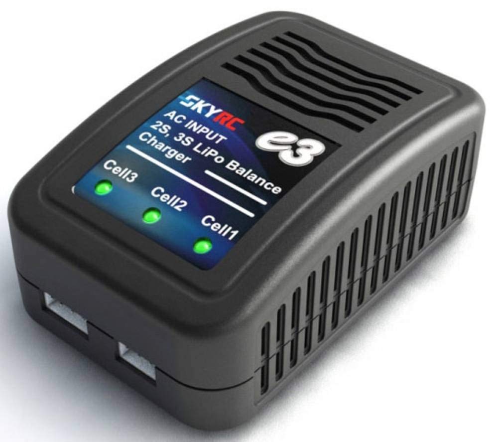 SkyRC E3 - Cargador (100-240, 50/60, 1,2 A, 57 mm, 88 mm, 35 mm)