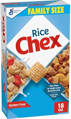 Rice Chex Cereal, Gluten Free,Family Size, 18 oz