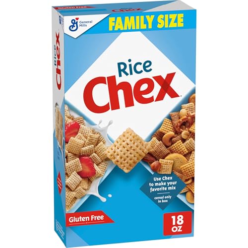 Rice Chex Gluten Free Breakfast Cereal, Homemade Chex Mix Ingredient,