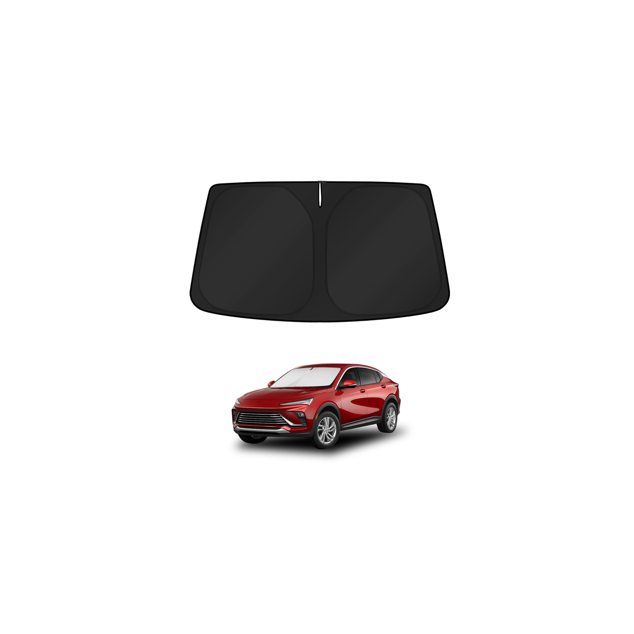 KUST Windshield Sun Shade for GMC Acadia 2024 2025 2026(Fit for Chevrolet Traverse) Window Accessories Shade Sun Visor Cover Foldable Block UV Rays