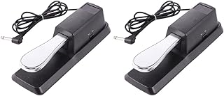 ERINGOGO Piano Pedal 2 Sets Piano Universal sustain pedal for keyboard Electric Piano sustain pedal Sustain pedal for keyboard Sustain Pedal Foot Universal Sustain Pedal for Keyboard