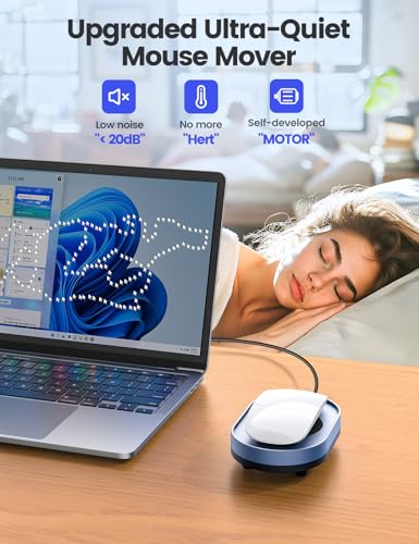 Image of VAYDEER Undetectable Mover, M4 Mouse Jiggler Device with ON /Off Switch, Driver-Free Shaker Wiggler Mouse Movement Simulation for Computer Awakening, Gift Ideal for Men /Women