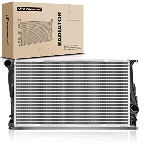 A-Premium Engine Coolant Radiator Assembly Compatible with BMW 135i 2008-2013, 135is 2013, 335i 2007-2011, X1 2013-2015, Z4 2012-2016, Automatic Transmission, Replace# 8012941, 17117547059