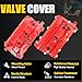 MILIPARTS Aluminum Valve Cover Set Compatible with 2008-2020 Nissan 370Z Infiniti G37 QX50 Q70 Q60 Q50 Q40 M37 FX37 EX37 QX70 3.7L Replace 13264EY01E 13264EY01C