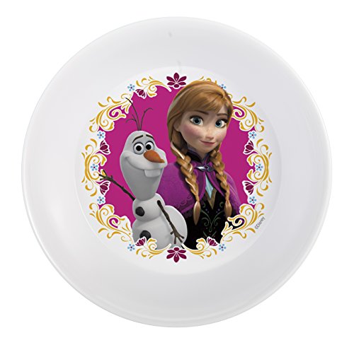 Zak Designs Disney Frozen 5-inch Plastic Kids Bowl, Olaf & Anna, 0, Anna|Olaf - //coolthings.us