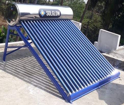 Buy SOLGLOW Stainless Steel Solar Water Heater 200 LPD for home Online at  Low Prices in India - Amazon.in