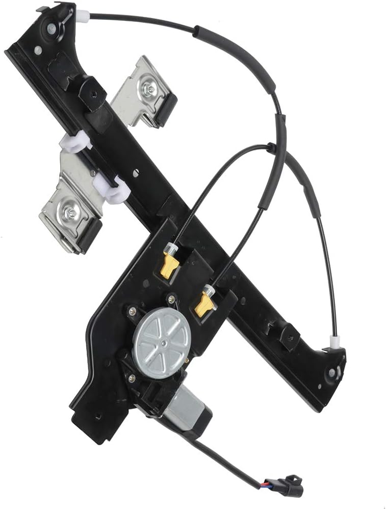 Rear Left Driver Side Power Window Regulator with Motor fits For Chevrolet Trailblazer EXT 2002-2006 For GMC Envoy XL 2002-2006 For GMC Envoy XUV 2004-2005 For Isuzu Ascender 2003-2006 741-890