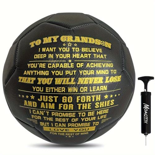 Moactiv Size 5 Black & White Soccer Ball Gift