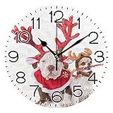 Cadeau parfait : un choix parfait pour un cadeau de Noël, de fête des enfants, de mariage, de fête des mères, de fête des pères, d'anniversaire, de vacances, etc. Partagez cette belle horloge murale avec ceux que vous aimez.