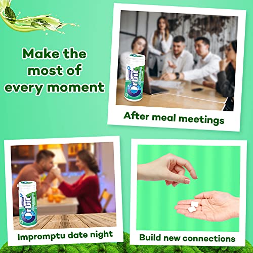 Image of Orbit Chewing Gum Diwali Gift Pack | Spearmint Flavour | Sugar Free Chewing Gum| Pocket Bottle | Clean and Healthy Teeth | Chewing Gum Gift Pack for Diwali | 22g - Pack of 8