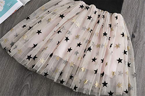 Nnjxd Little Girl Summer Sleeveless Princess Dress,Infant Toddler Princess Party Tulle Sundress 5-6 Years Tulle-Black #TOP3