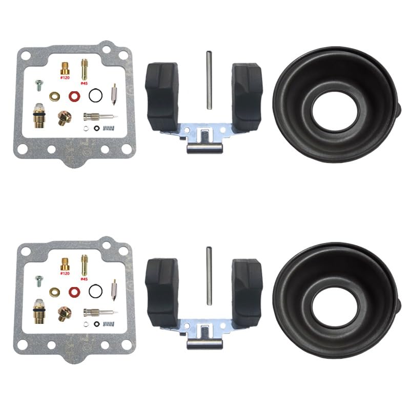 Kit de reparation carburateur GS450 BS34 pour bicylindre Suzuki 1982-1984 avec flotteur