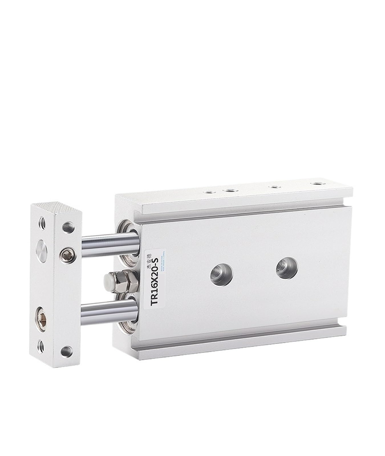 Vérin à double tige TR10*70-S pour guidage de convoyeur et serrage précis