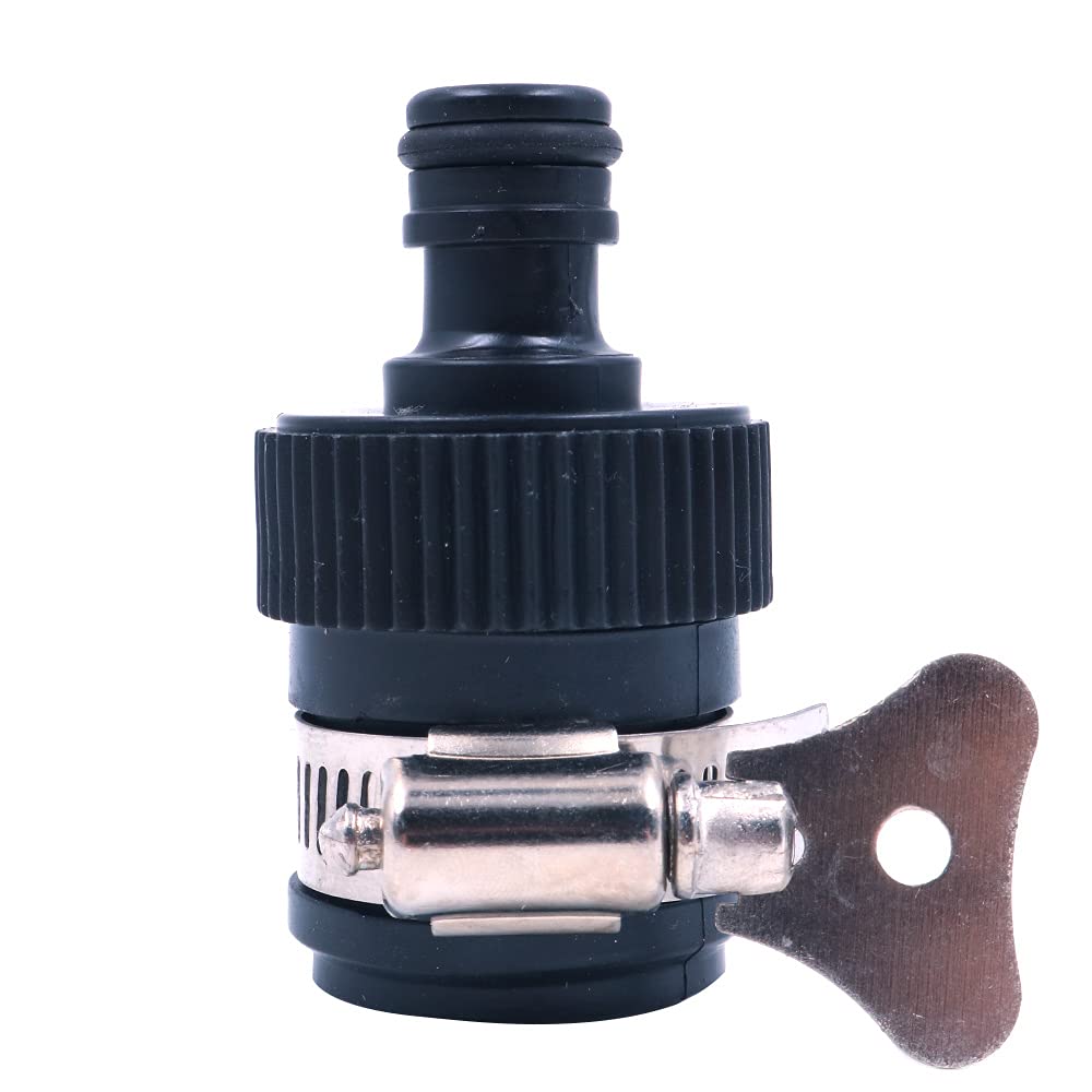 VISTYL Sdoppiatore Rubinetto Giardino, Raccordo Tubo Acqua Giardino, per Distributore di Tubo da Giardino, Adattatore di Collegamento dell'Acqua da Giardino,(Oro