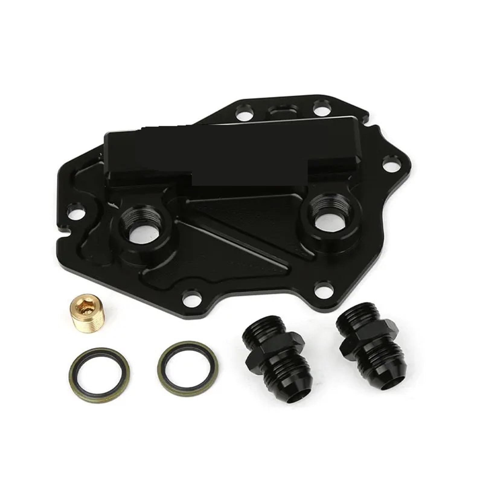 Radiador Enfriador Radiador Modificado Para Enfriador De Aceite De Motor De Coche Para BMW Serie G B48TU 2.0T. Adaptador De Placa Sándwich De De Aceite BB-OCA-115 en Radiadores del motor(AN8 Fitting)