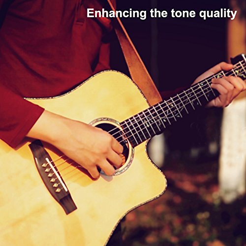 image for Dilwe 6Pcs/Set Guitar Pin Durable Brass Acoustic Guitar String Bridge 
