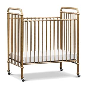 Namesake Abigail 3-in-1 Convertible Baby Crib, Vintage Gold