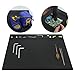 Handook Soldering Mat Silicone Repair Mat Heat Resistant 932°F Workbench Mat for Cellphone, Computer, PCB board Electronic Repair Mat for Soldering Station Iron Gun with Size 16 x 12 Inch (Black）