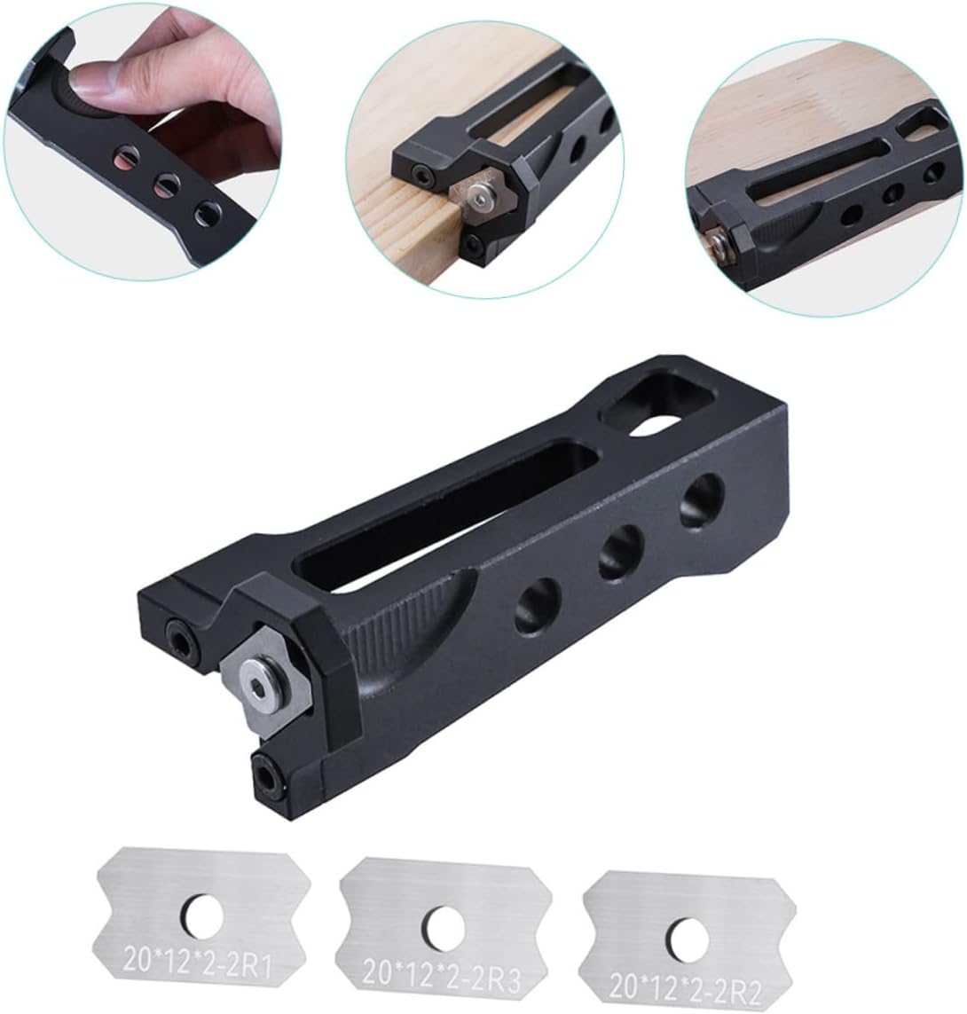 NUOBESTY 2pcs Wood Planer Hand Tools for Woodworking Ergonomic Design with Tungsten Blades for Surface Smoothing and Edge Trimming