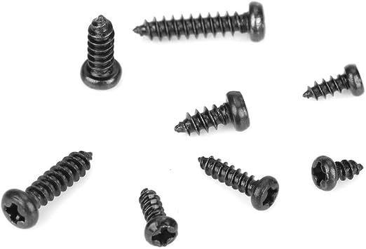 Gazaar Thread Forming Screws for Plastic, 400pcs Assortment Kit, M2 M2.6 Pan Self Tapping Screws, Stainless Steel, Cross Head, Hardware