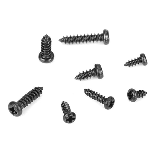 400 Tornillos Autorroscantes M2/M2.6, Cabeza Plana, Kit de Fijación miniatura 6