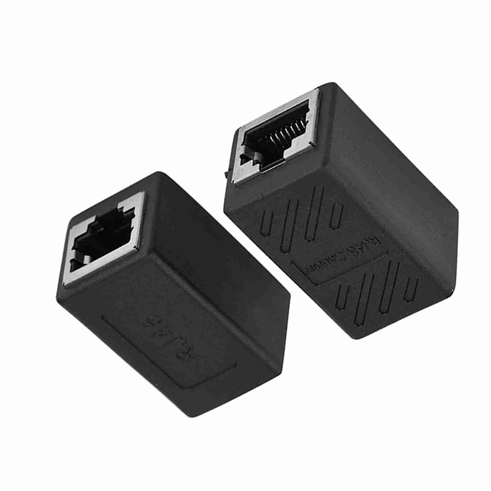 Cocoarm Coupleur RJ45 Adaptateur d'Extension Ethernet Boîtier Blindé Connecteur Femelle à Femelle