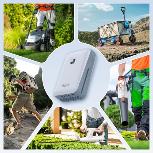 Image of LiTHELi Portable Charger 2.0Ah Lithium Batteries 45W Max Power Bank, Suit for All U20 Power Tools and Outdoor Power Equipment（Blue）